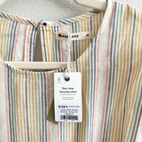 NWT Marine Layer Laney Mini Dress - Picture 8 of 12